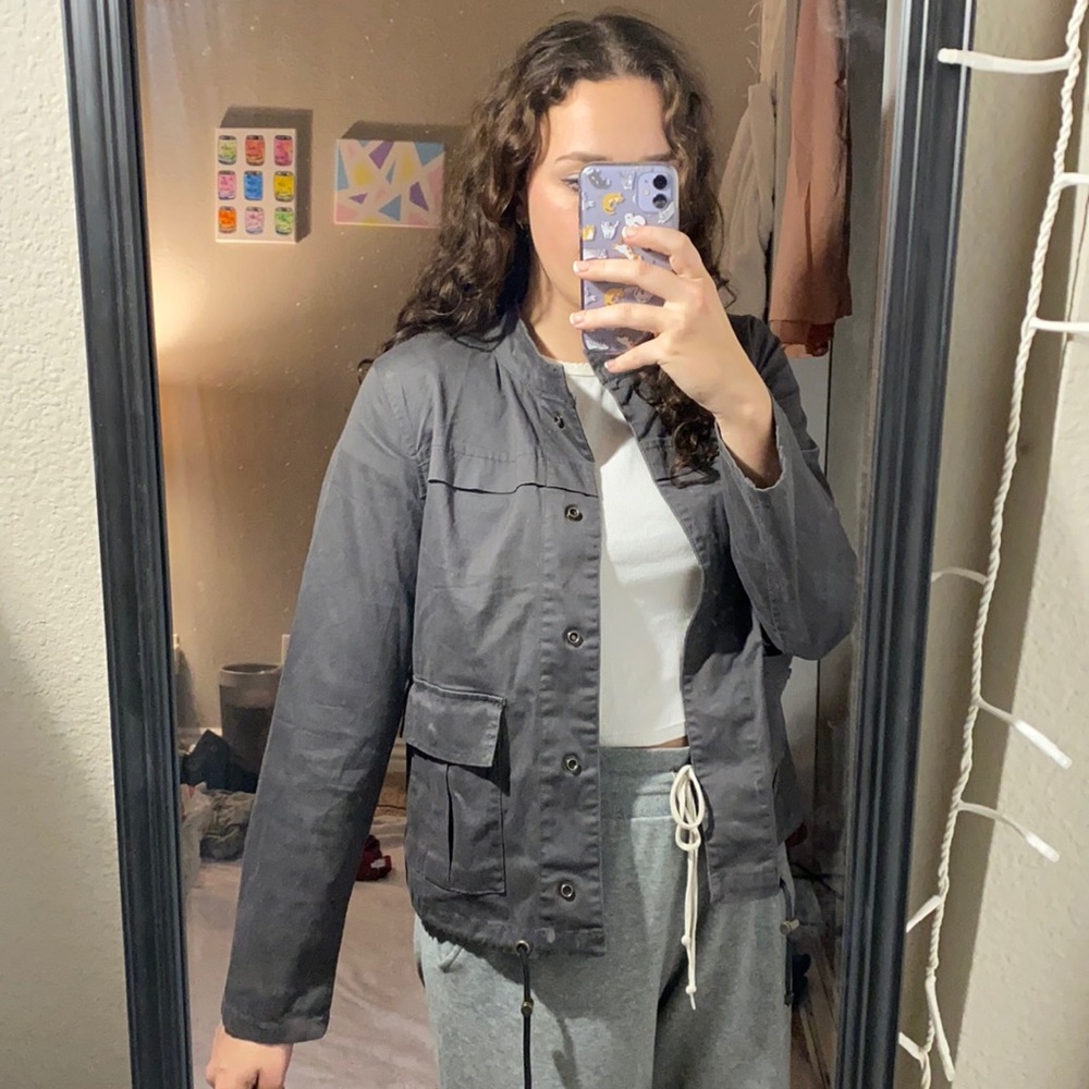 Gray coat